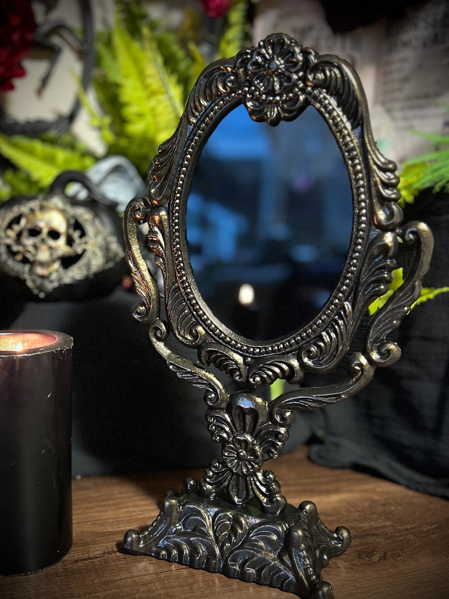 Dream Weaver Black Scrying Divination Mirror MM128