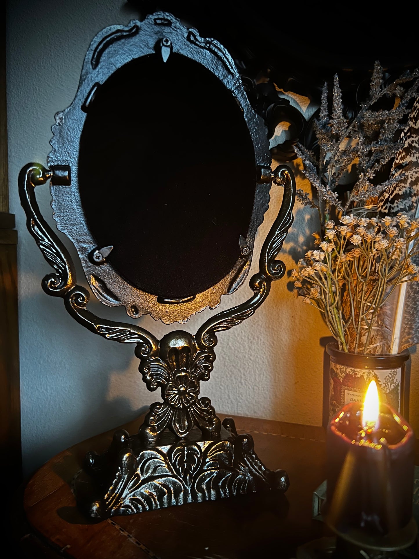 Dream Weaver Black Scrying Divination Mirror MM128