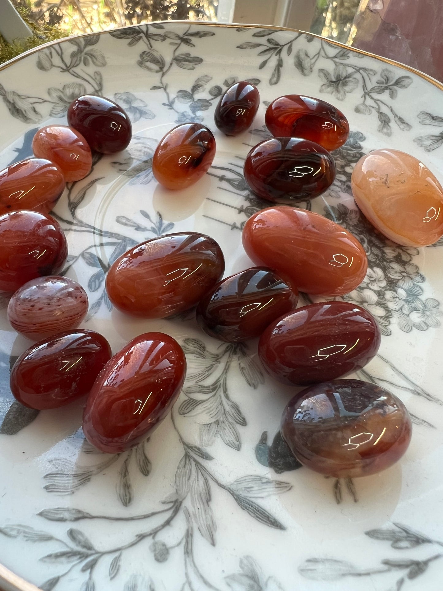 Small Carnelian Eggs