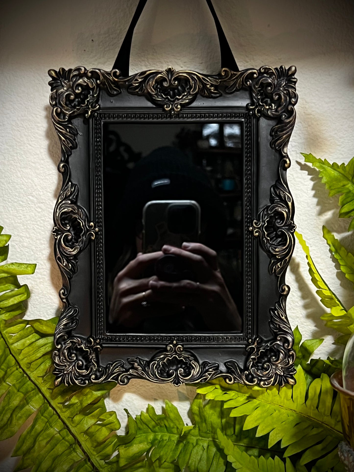 SOLD Wall Hanging Scrying Mirror Enchanted Mirror Charmed Mirror BB1294