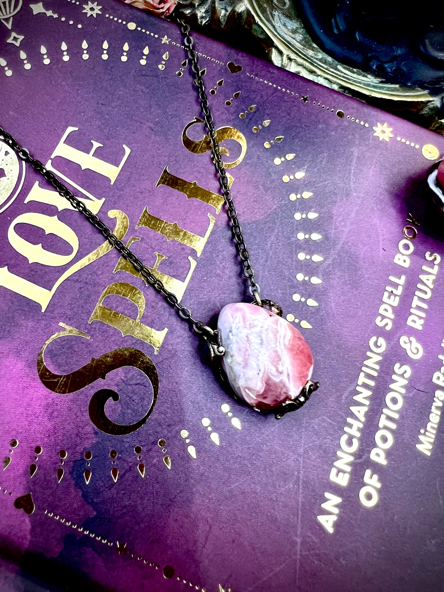 Love Rocks Wrapped Rhodochrosite HC202