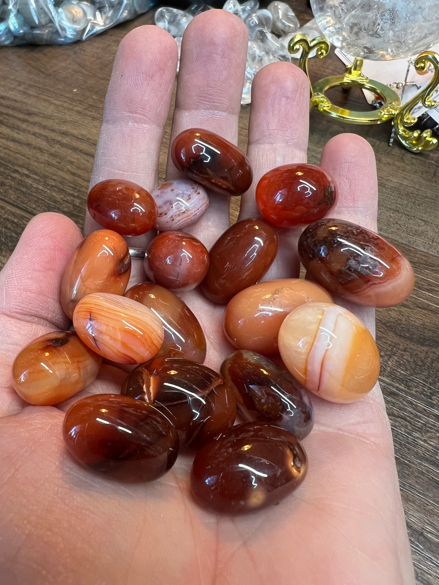 Small Carnelian Eggs