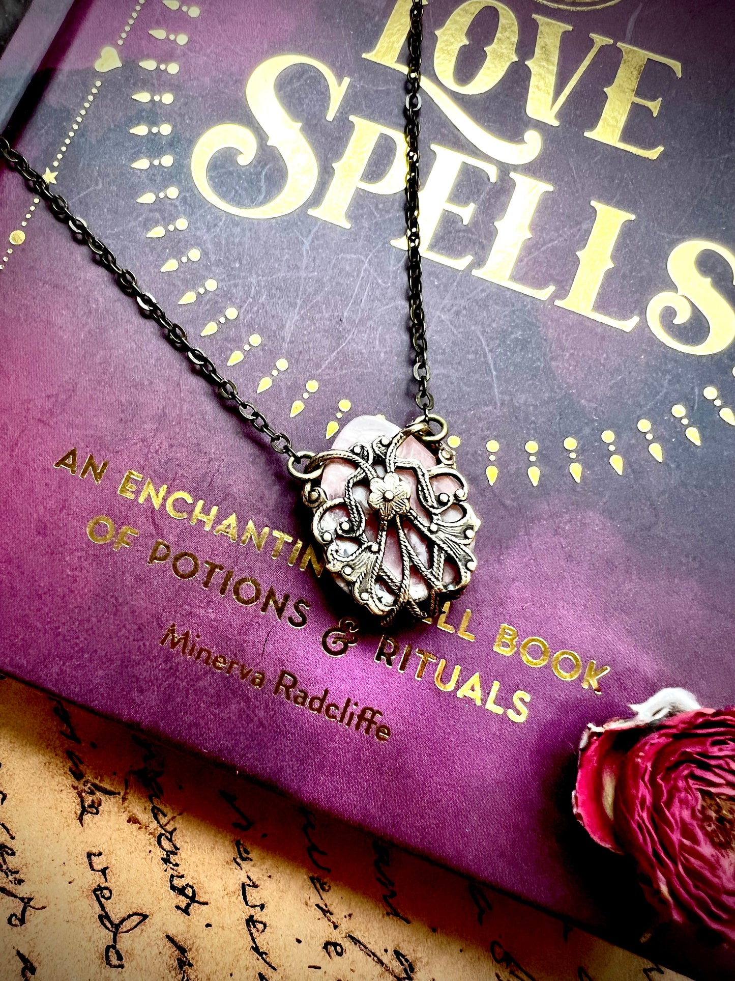 Love Rocks Wrapped Rhodochrosite HC202