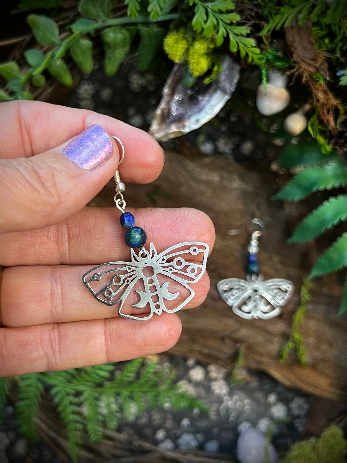 Chrysocolla_Lapis_Moth_Earring2