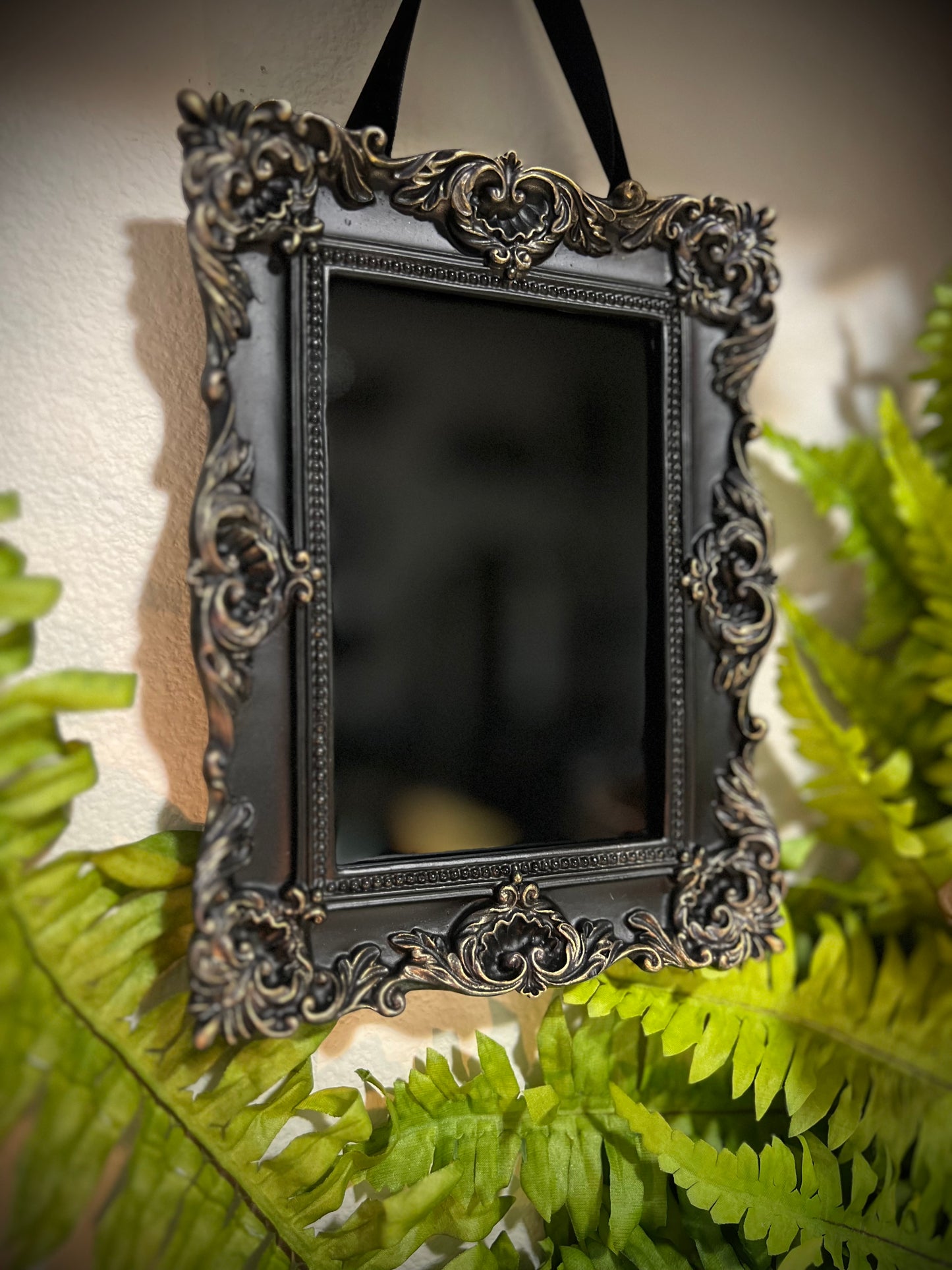 SOLD Wall Hanging Scrying Mirror Enchanted Mirror Charmed Mirror BB1294