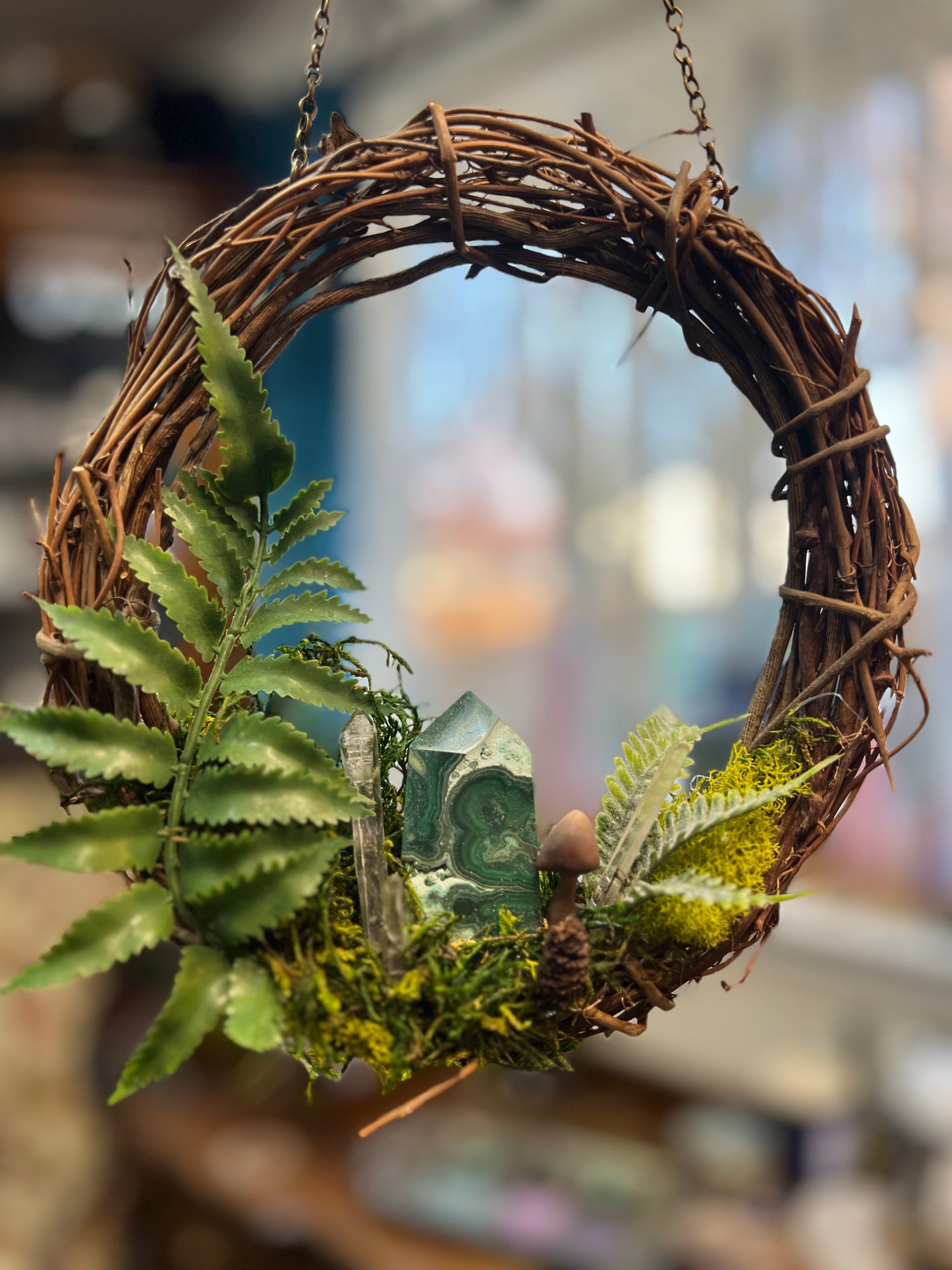 Crystal Moss Malachola Wreath