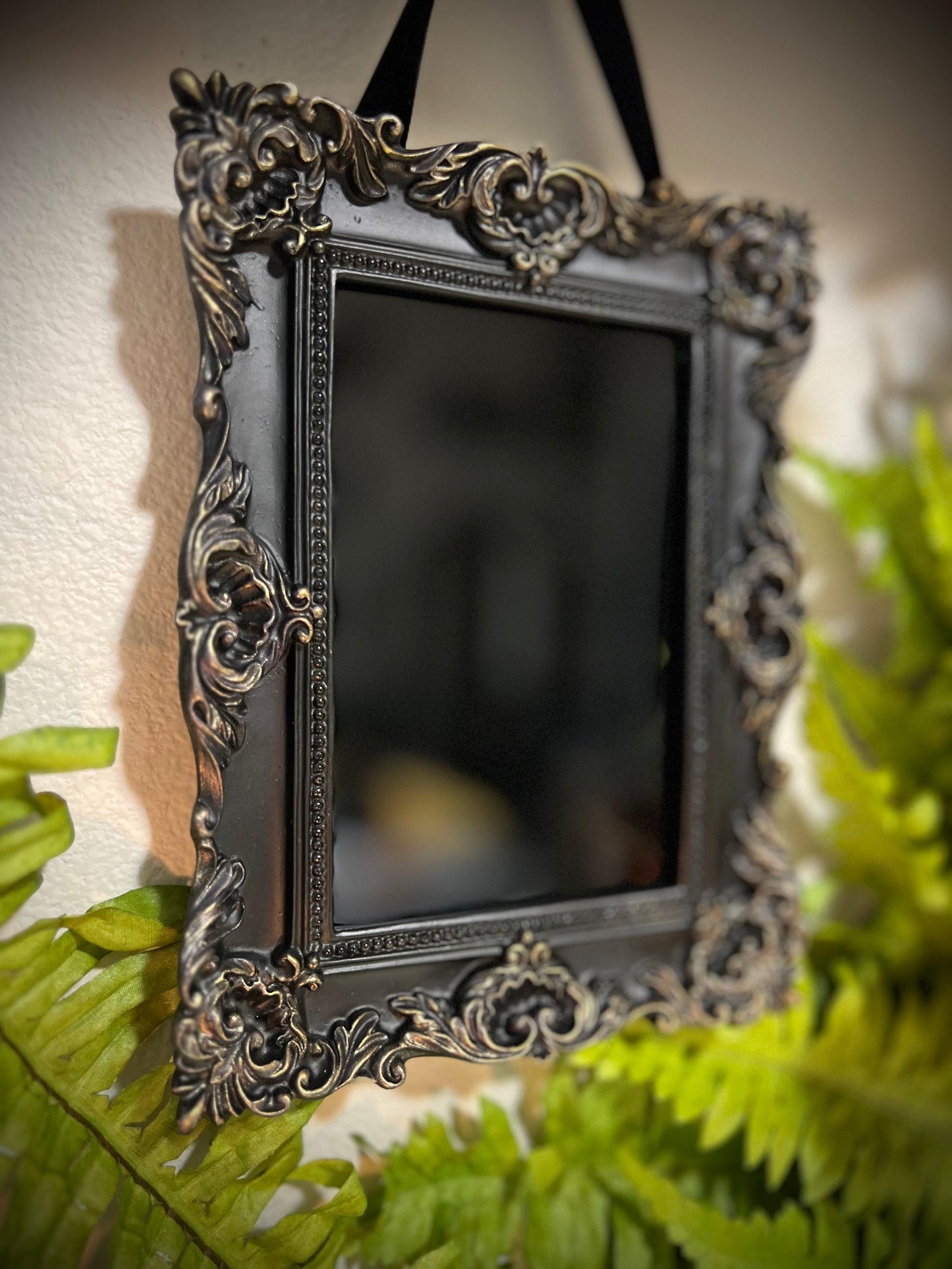SOLD Wall Hanging Scrying Mirror Enchanted Mirror Charmed Mirror BB1294