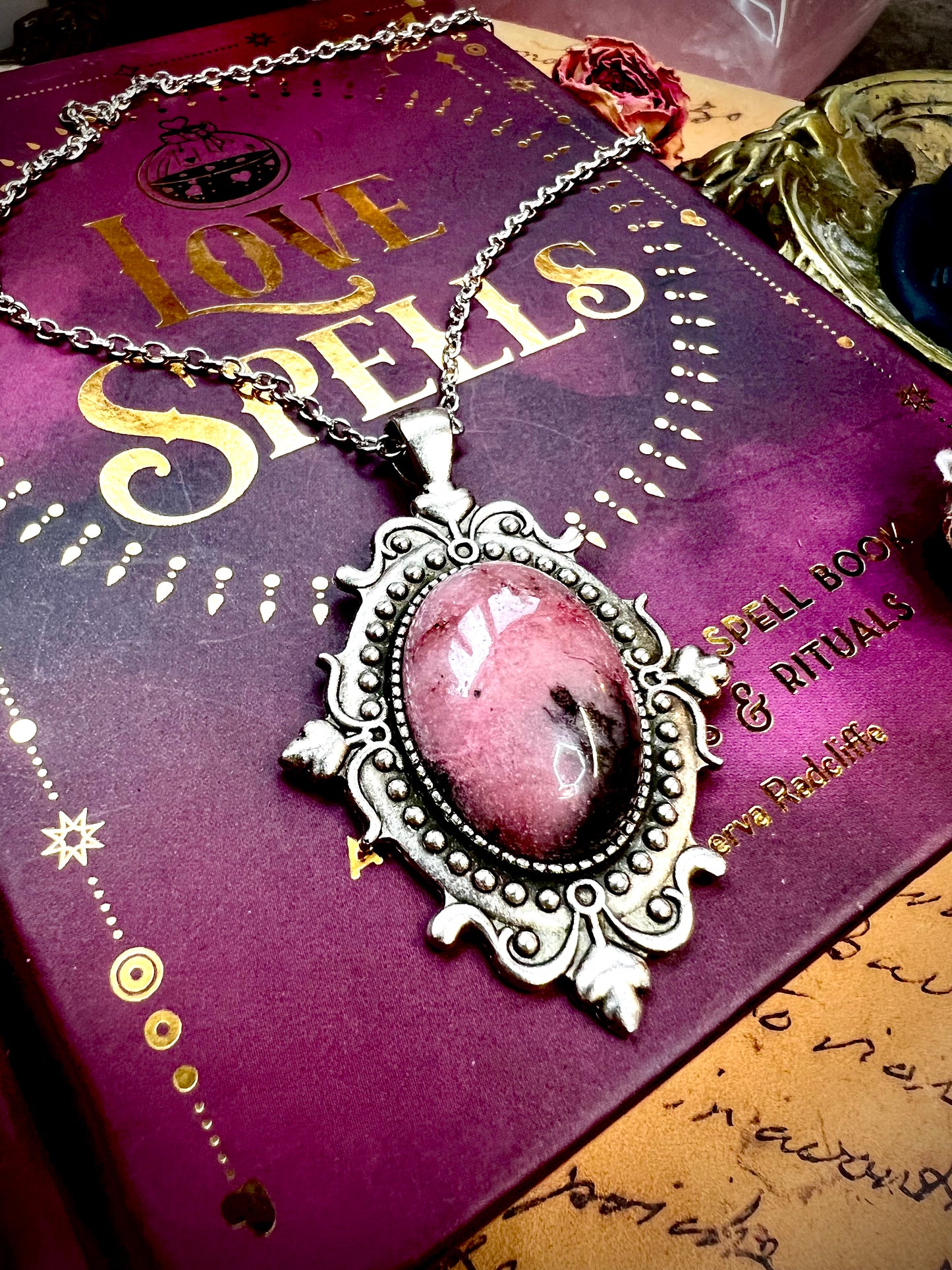 Rhodonite Love Rocks Necklace