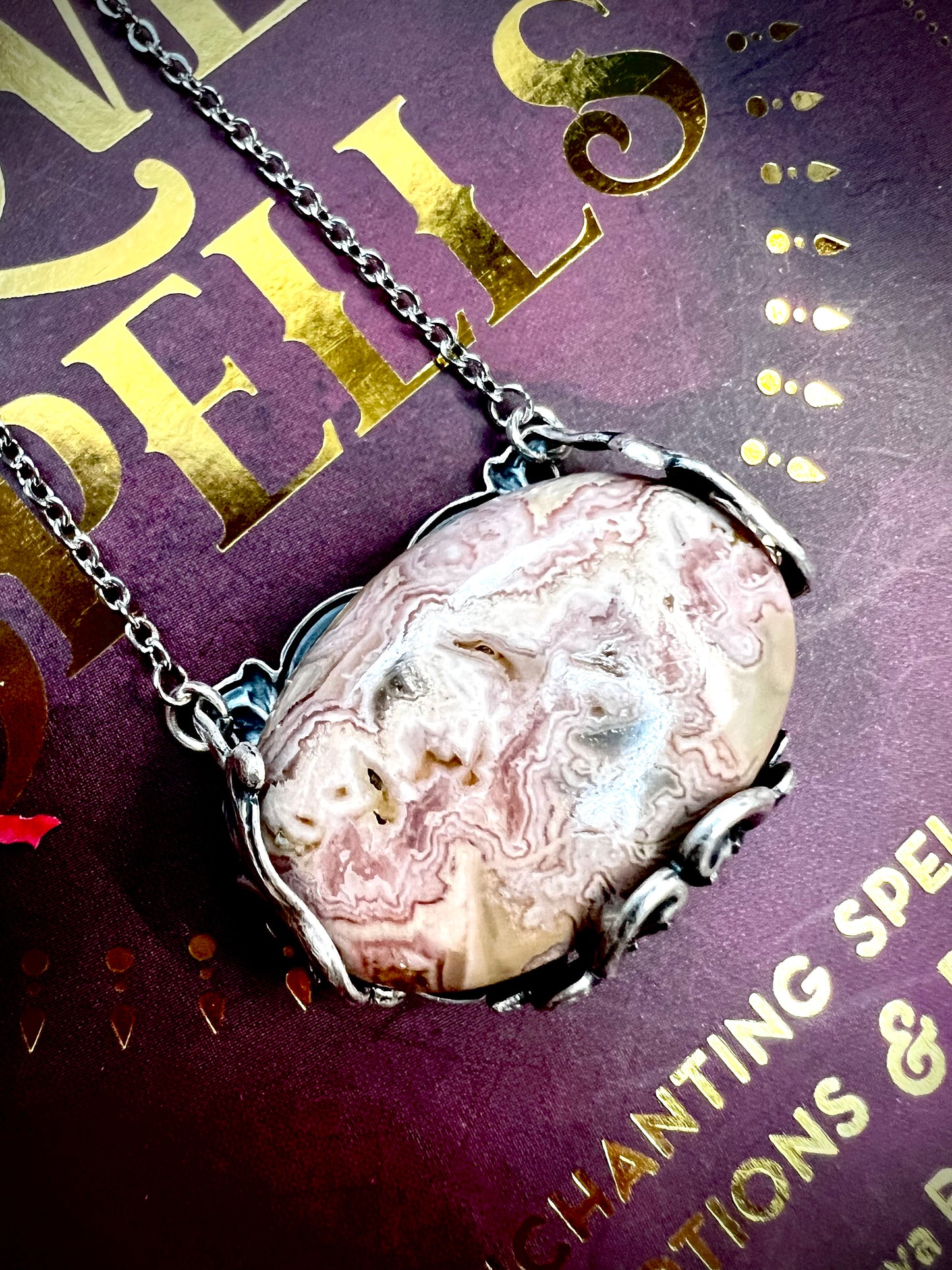 Love Rocks Wrapped Rhodochrosite
