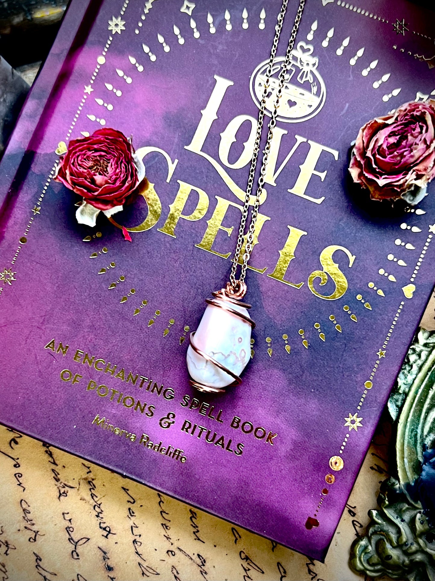 Love Rocks Copper Wrapped Botswana Agate