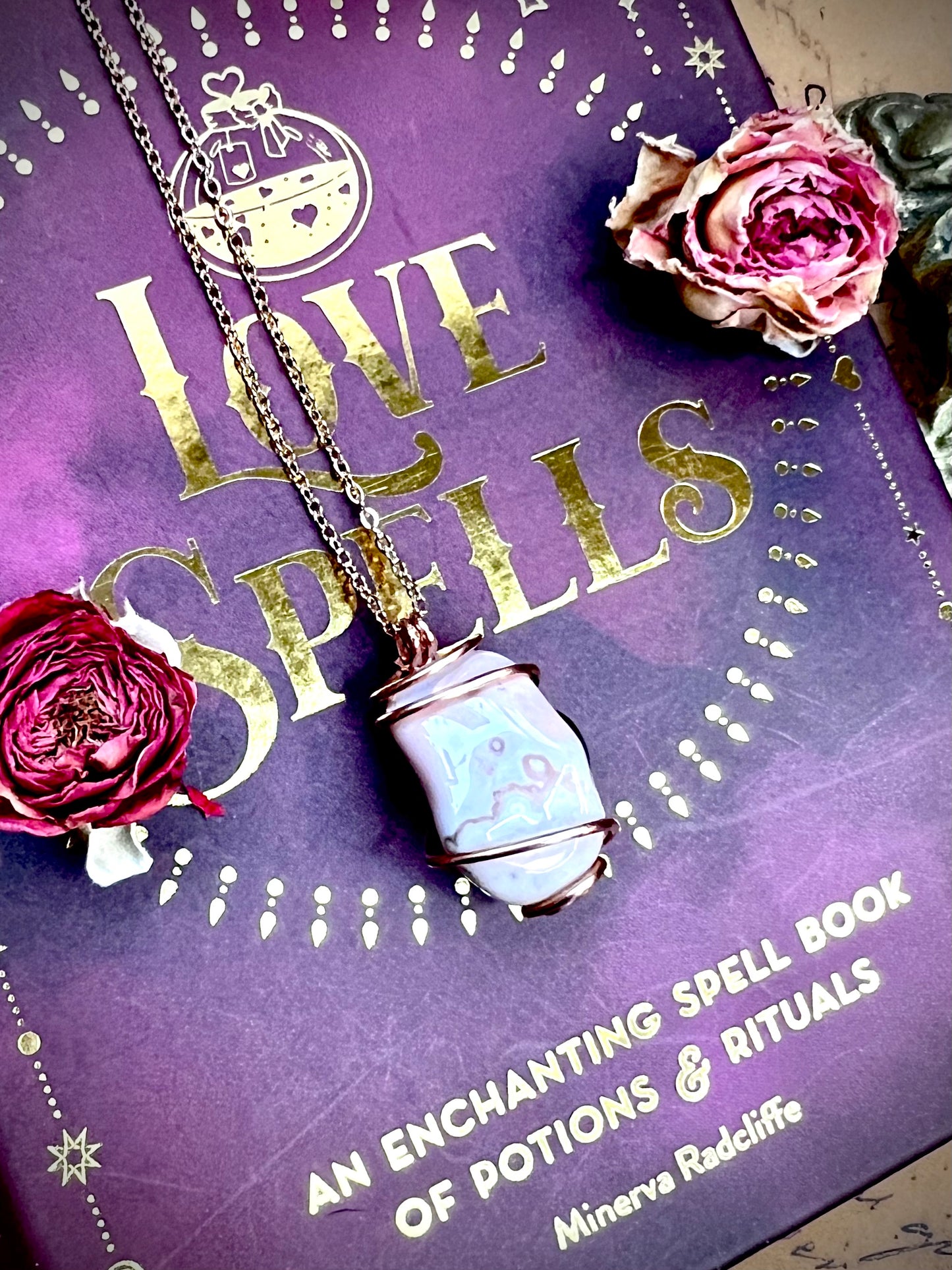 Love Rocks Copper Wrapped Botswana Agate