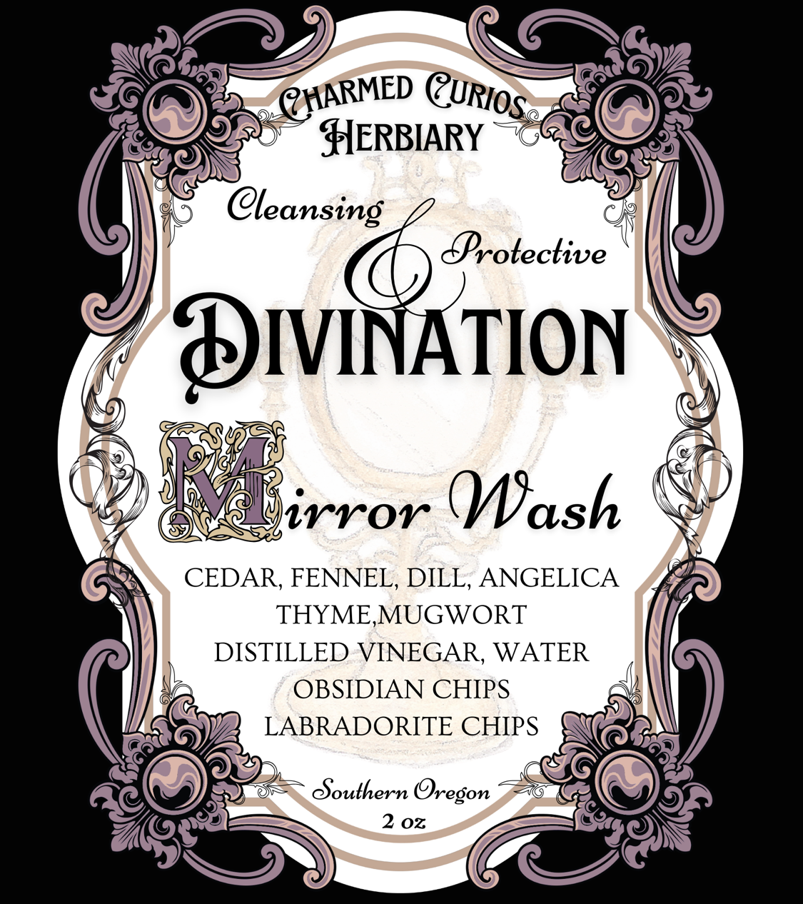 Set Mirror Block & Divination Mirror Wash