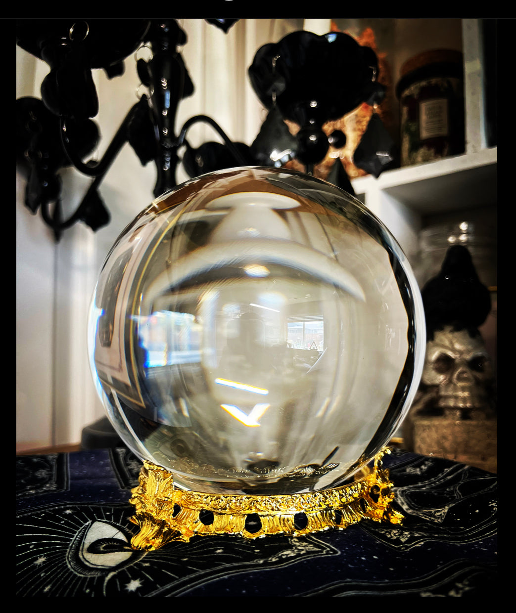 Quartz Crystal Ball 6"