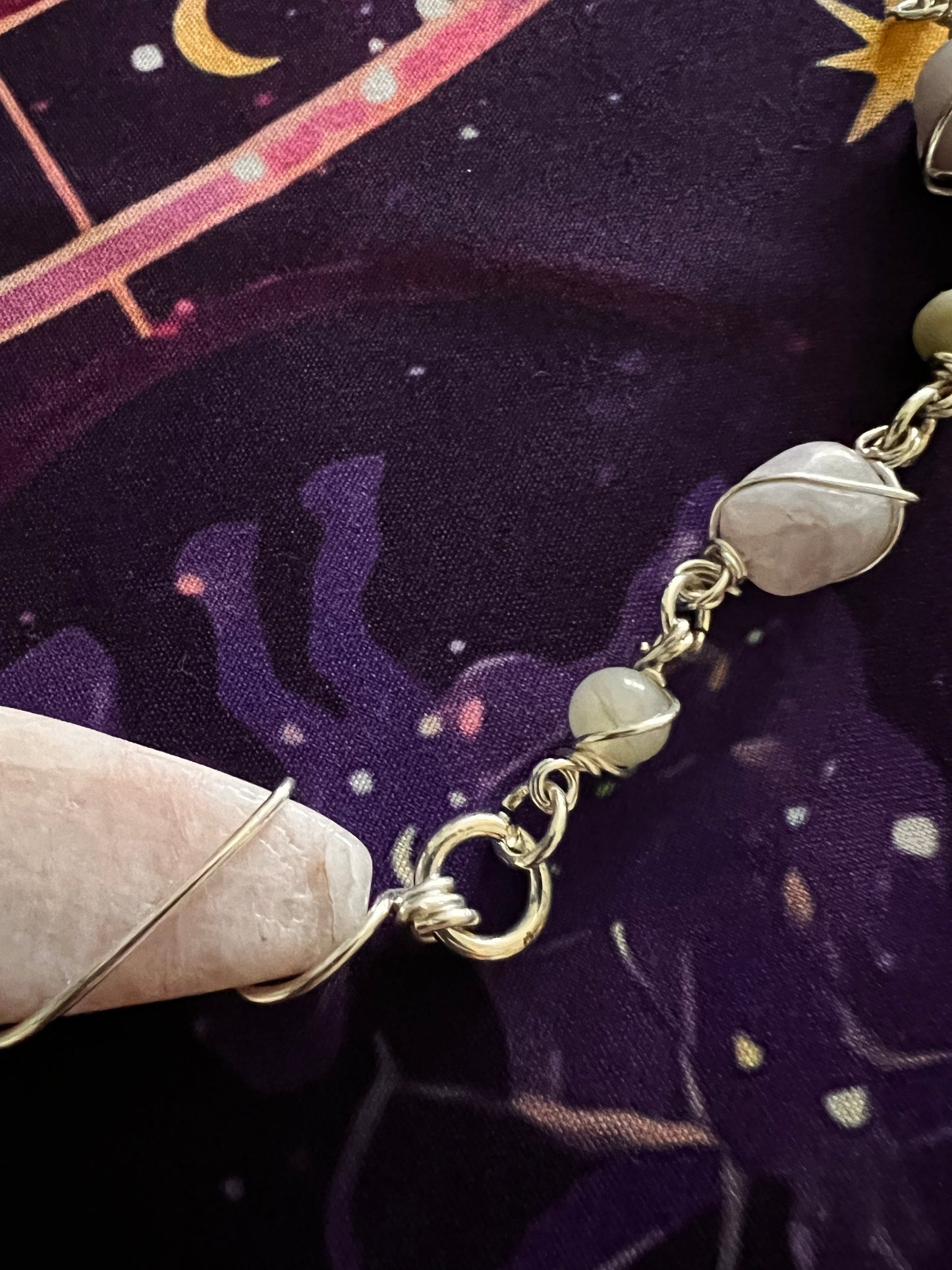 Love Rocks Kunzite and Green Moonstone