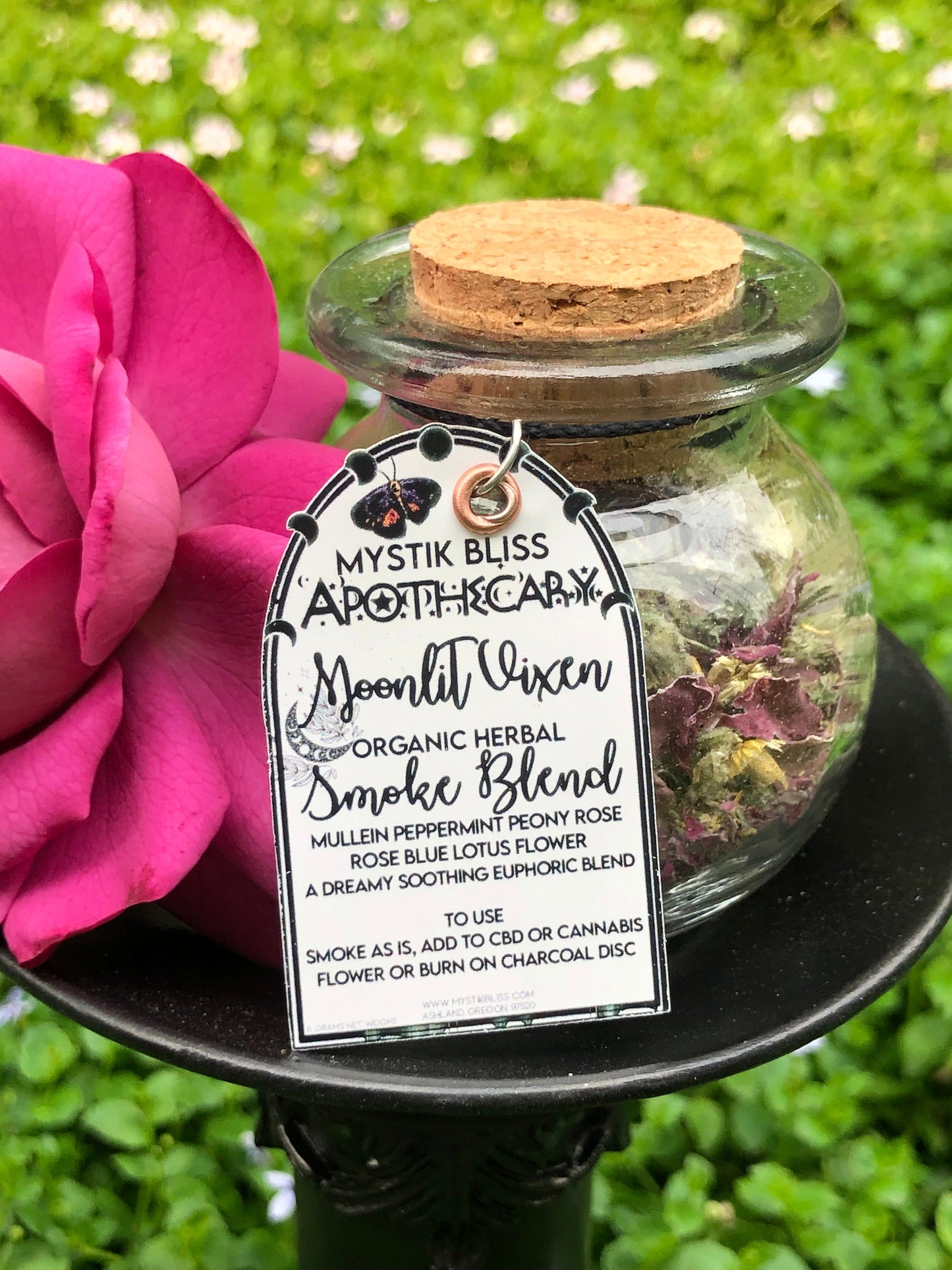 ✨ Restocked ✨Moonlit Vixen ~ Organic Herbal Smoke Blend