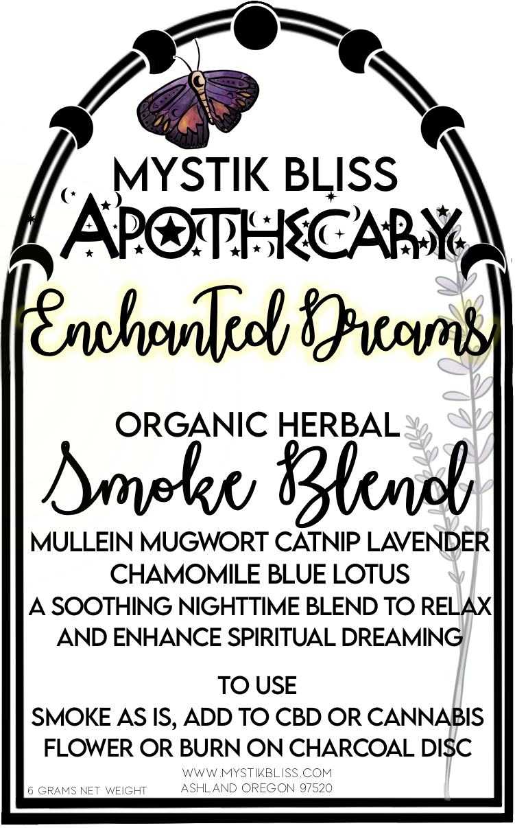✨Restocked ✨Enchanted Dreams ~ Organic Herbal Smoke Blend