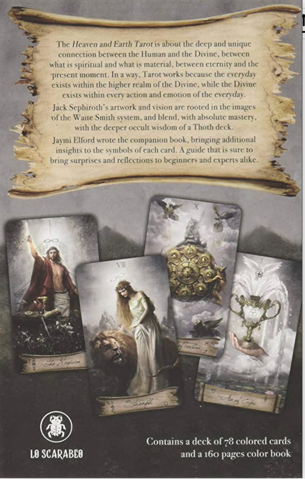 Heaven and Earth Tarot with Full Color 166 pg Book