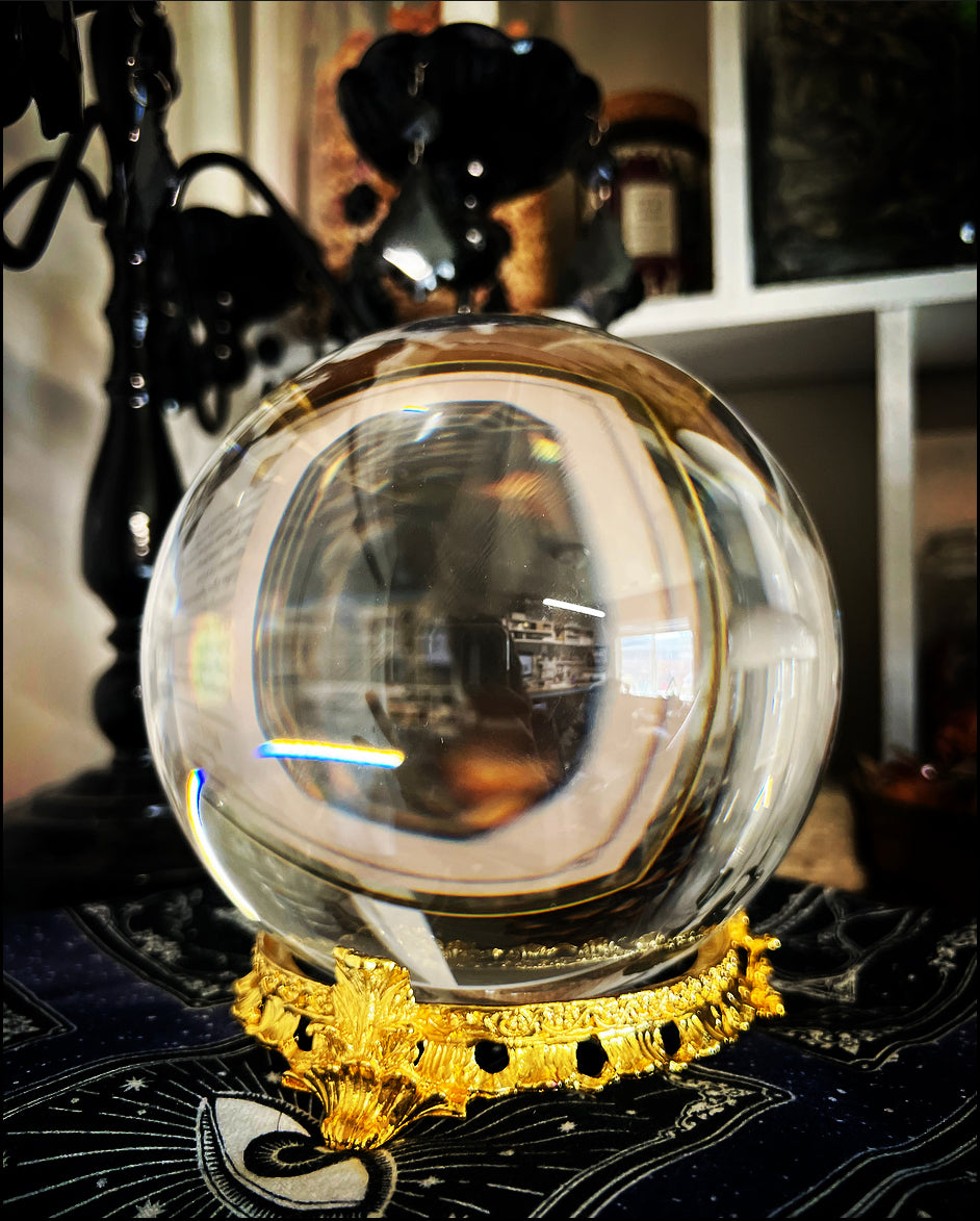 Quartz Crystal Ball 6"