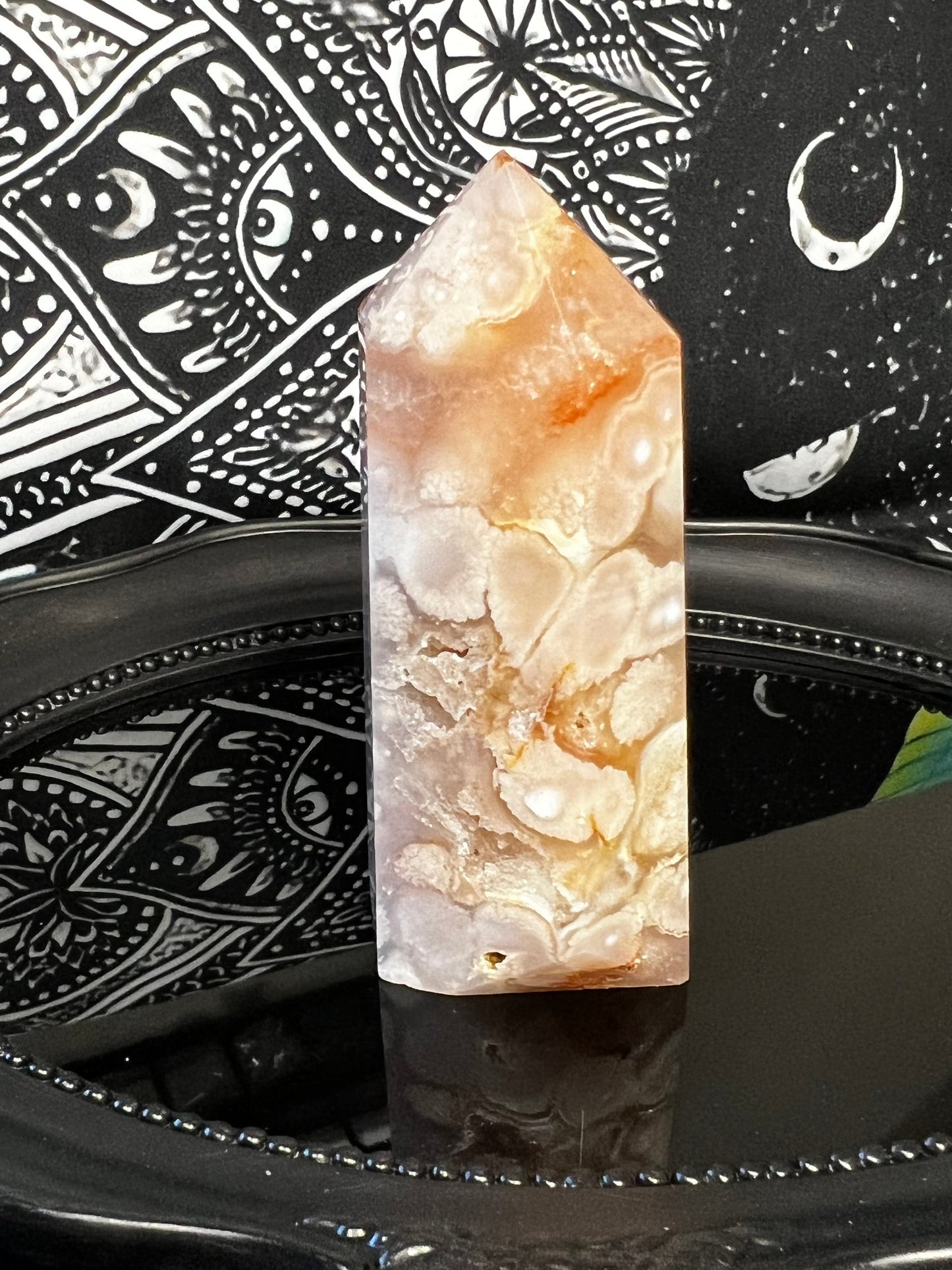 Amethyst Flower Agate Tower