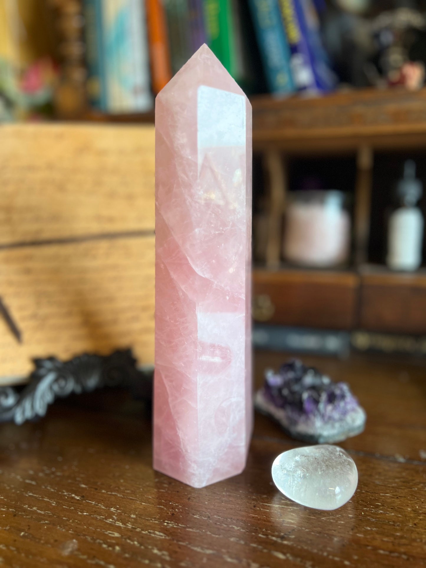 Rose Quartz Tower 1.2 kg