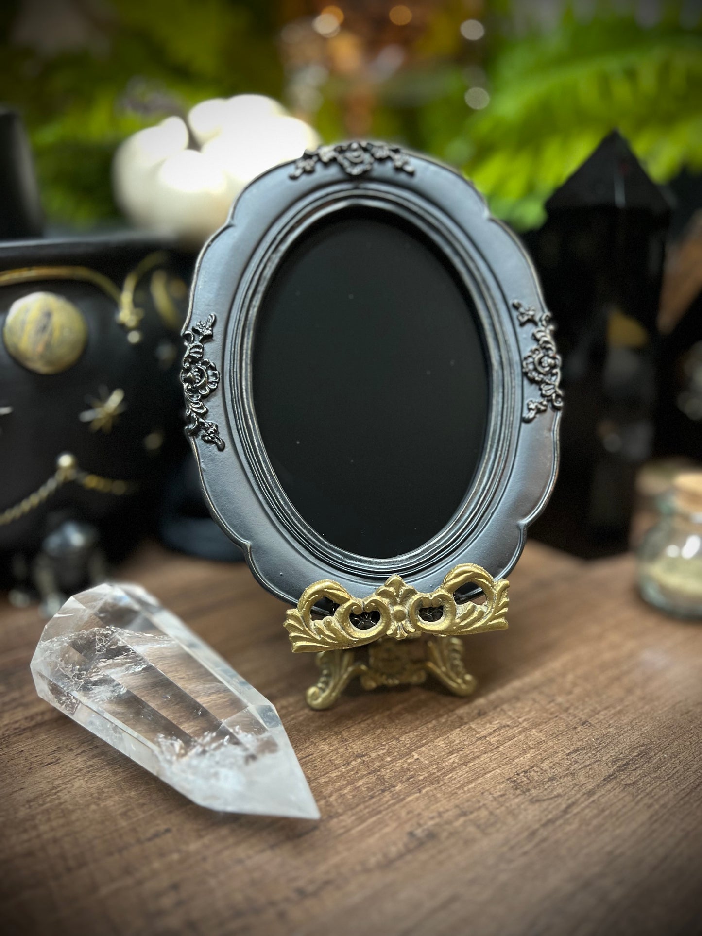 Oval Scrying Mirror Enchanted Mirror Charmed Mirror MM106