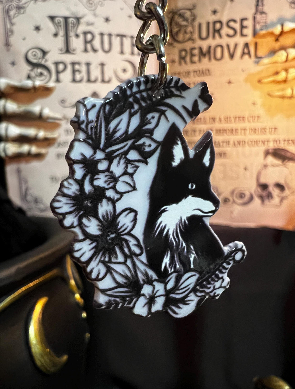 Fox Cameo Keychain KC2
