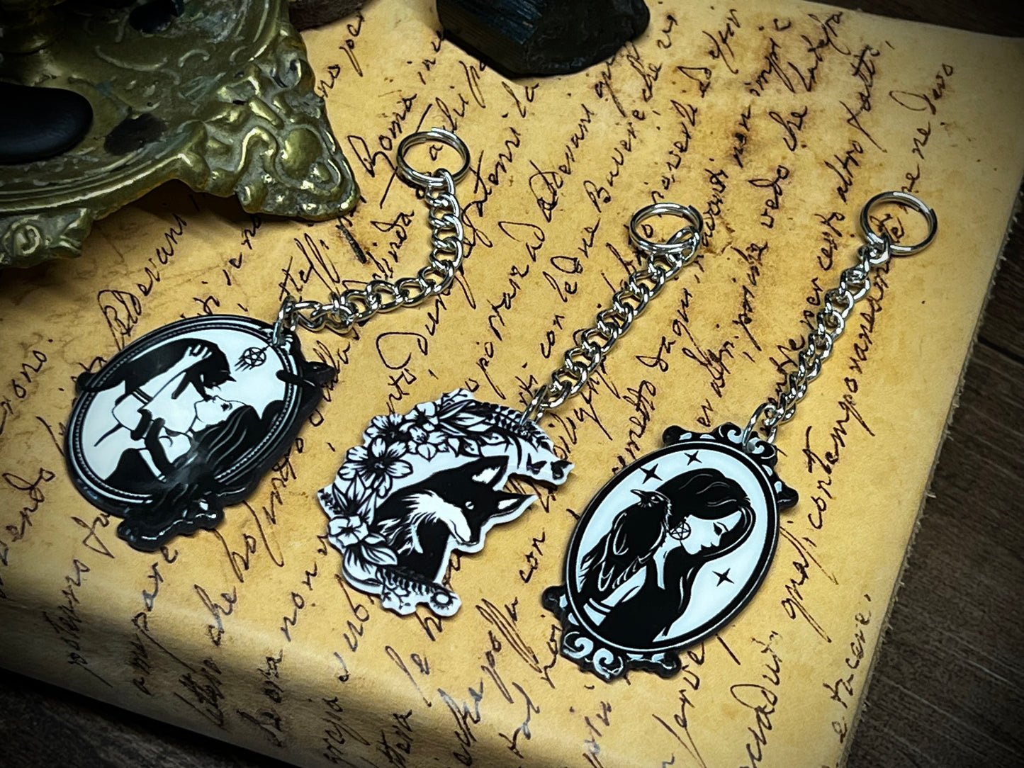 Fox Cameo Keychain KC2