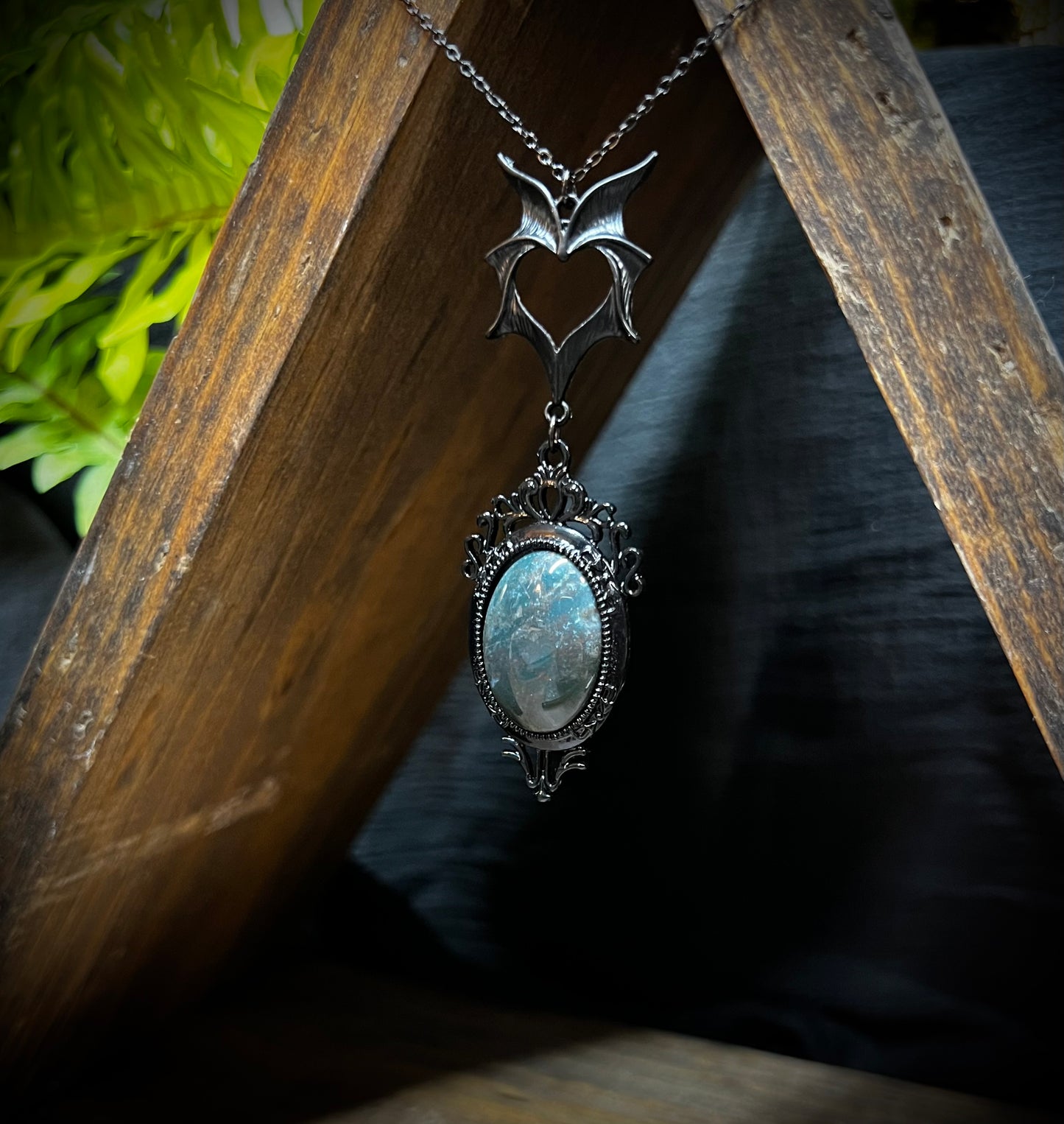 Bloodstone Pendant Necklace PN3