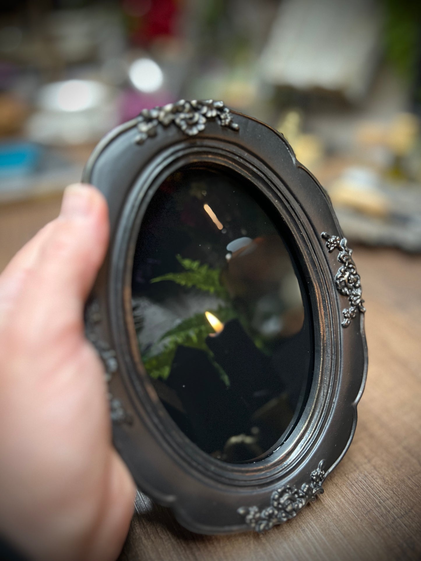 Oval Scrying Mirror Enchanted Mirror Charmed Mirror MM106