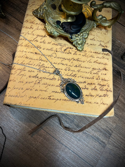 Bloodstone Pendant Necklace PN2