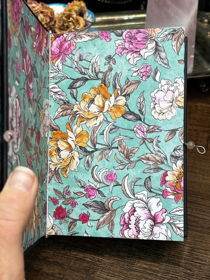 Taurus Locking Journal- Handcrafted Hardcover Blank Book of Shadows Grimoire
