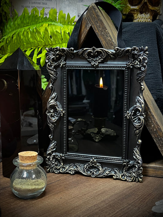 SOLD Wall Hanging Scrying Mirror Enchanted Mirror Charmed Mirror BB1294
