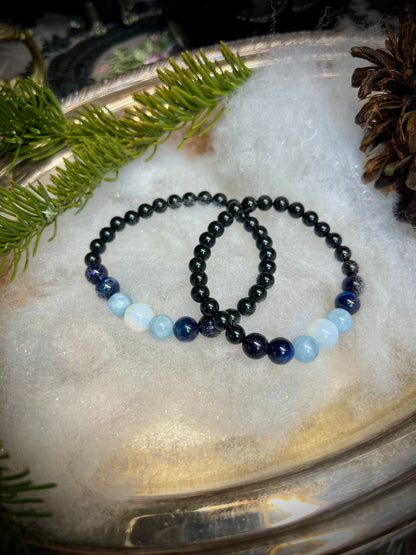 Just a Phase Moons Stretch Bracelets-Moonstone