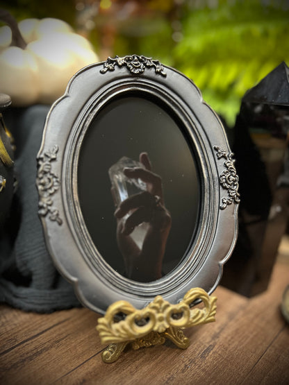 Oval Scrying Mirror Enchanted Mirror Charmed Mirror MM106