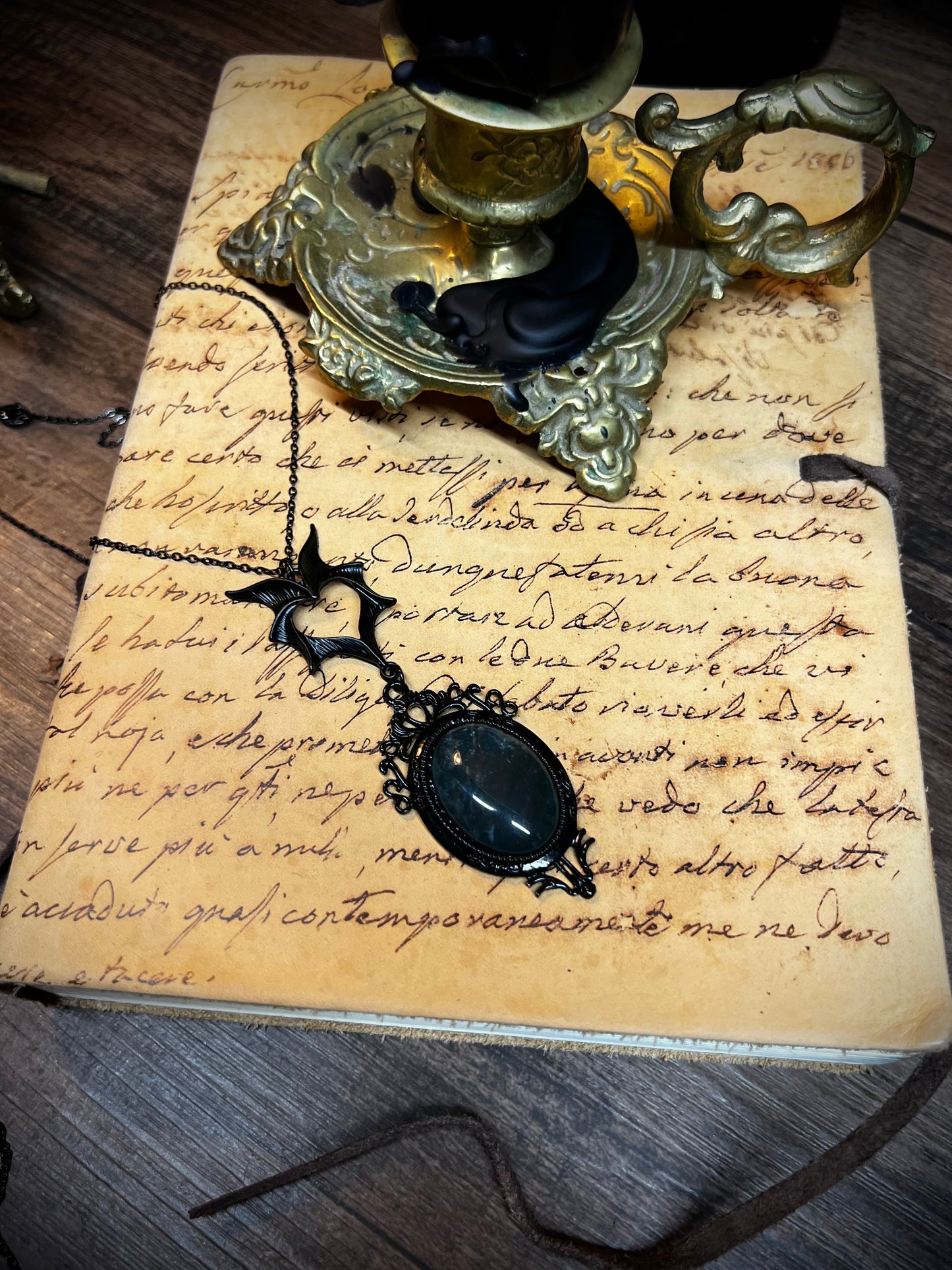 Bloodstone Pendant Necklace PN3