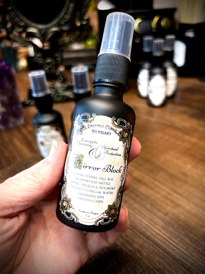 Set Mirror Block & Divination Mirror Wash