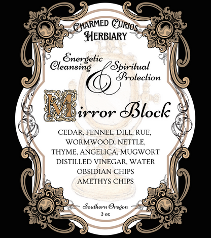 Set Mirror Block & Divination Mirror Wash