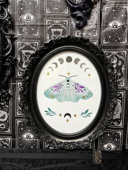 Vintage Framed Watercolor
