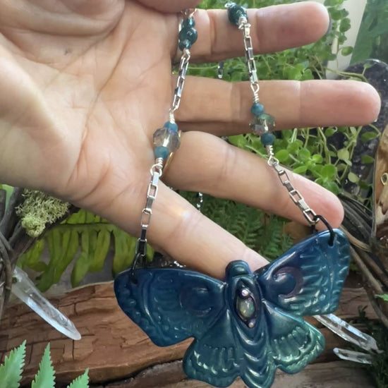 Enchanted moth jewelry symbolizing transformation and intuition
